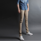 韩国正品新款韩版代购男小脚包腿紧身铅笔弹力纯色低腰休闲裤2507