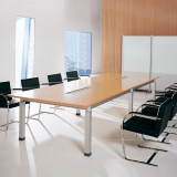 上海办公家具会议桌长桌 大型会客桌培训桌 钢架组合板式桌ZY-030