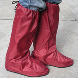 男女式雨天防水鞋套 长筒高帮防雨鞋套 加厚鞋底雨鞋套