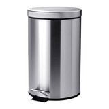 怡然宜家◆斯加帕 踏板式垃圾桶(11.5公升 银白黑)专业代购