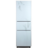 Midea/美的 BCD-216TGSM216升 美的三门玻璃门冰箱（瓷白雅韵）