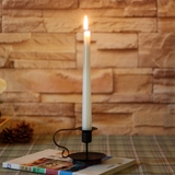 欧式铁艺餐桌杆蜡烛台摆件 波可法铁艺家居饰品蜡烛台 黑色复古风