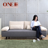小户型 可拆洗简易宜家沙发日式韩式双人三人小沙发 创意布艺沙发