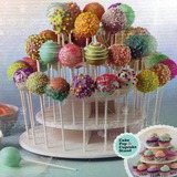 三层棒棒糖蛋糕展示架 杯子蛋糕塑料架子DIY烘焙节日甜品台展示架