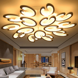 现代简约客厅灯具大气led吸顶灯圆形创意个性大厅卧室灯遥控调光