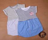 【麦衣衣】夏季外贸童装 日本原单短袖女童连衣裙