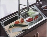 厨房配用304#不锈钢多功能水槽 双槽 HD8248T同大系列 送下水配件