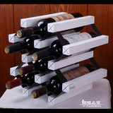 红酒架创意时尚木质酒架红葡萄酒展示架欧式实木可定做白色