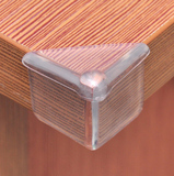棱角透明儿童防撞安全桌角防护角垫桌角保护套 软质透明 四个/包