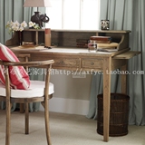 橡木乡村风格实木进口白 出口法国限时促销欧式Repton 纯实木书桌