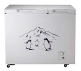 /容声 BCD-165MA  家用双温冰柜 冷藏冷冻卧式顶开门冷柜