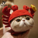DOGO 新款螃蟹帽狗狗变装帽可爱帽子猫咪帽子宠物帽子服饰