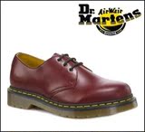 香港正品代购Dr.Martens马丁靴 1461真皮3孔樱桃红英伦学院女鞋