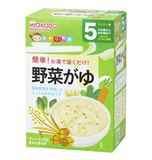 日本代购 和光堂婴儿宝宝辅食 营养 蔬菜米糊/米粉/米粥 5月宝+