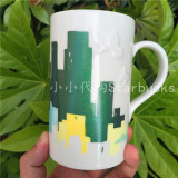 正品星巴克杯子代购 城中森林马克杯 陶瓷杯 咖啡杯 创意水杯限量