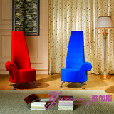 高背沙发椅/客厅单人沙发椅/咖啡厅椅/大堂椅/酒店椅/后现代椅子