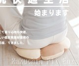 日本COGIT毛绒多功能花瓣痔疮垫  可爱毛绒甜甜圈 弹孔坐垫