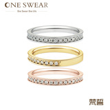 梵誓-盛开日本设计师18K彩金休闲钻石尾戒指环 结婚珠宝个性定做