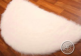 纯羊毛垫羊皮毛皮一体澳洲羊毛半圆形地毯 羊毛垫羊皮坐垫地垫