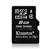金士顿TF卡 Micro SD 8G内存卡 存储卡 导航仪、行车记录仪专用