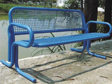 户外休闲铁艺椅 公园椅 园林不锈钢椅子  铸铁脚 花园椅子BH15205