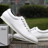 新款白色板鞋男款式系带韩版男鞋潮流休闲鞋英伦男生士低帮白鞋男