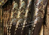 【三千金】时尚现代欧式大马士革风格提花加厚雪尼尔客厅卧室窗帘