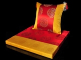 专业定做现代中式红木沙发垫坐垫带靠枕靠背垫 实木沙发坐垫多色