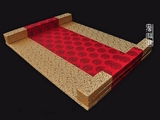 专业定做红木坐垫带手扶枕木沙发垫 飘窗垫 窗台垫中式罗汉床垫