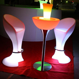 德美兴LED酒吧发光家具 时尚发光茶几 酒桌高脚桌椅组合发光吧台