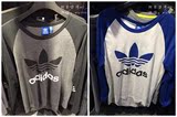 台湾阿京包邮Adidas/三叶草 男子长袖T恤 AJ6957/AJ6956