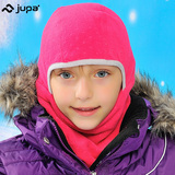 JUPA儿童盔帽 儿童保暖盔帽 加绒 冬季儿童帽子 男童女童套头帽子