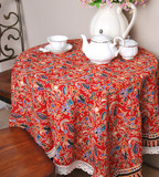 尼泊尔东南亚波西米亚泰式伊斯兰色彩棉麻布艺桌布茶几布定做包邮