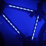 moon 骑行自行车7个LED装饰灯 辐条灯警示灯 三角架灯边条灯死飞