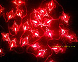 红色中国结LED彩灯闪灯串灯节日圣诞装饰灯led小彩灯户外防水婚庆