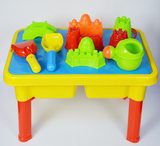 多动能儿童沙水桌 动力沙/太空沙桌 沙滩玩具 玩沙 洗水 含模具