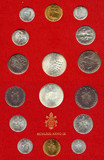 梵蒂冈1971年套币8枚含银币一枚