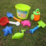 儿童沙滩玩具套装 中号挖沙工具戏水玩沙宝宝洗澡玩具沙滩桶套装