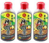 台湾进口调料义峰黑胡椒牛排酱350g 韩国/日本料理必备