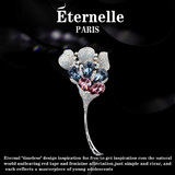 法国Eternelle专柜款饰品 采用施华洛世奇水晶新款女高档胸针胸花