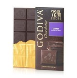 现货进口高迪瓦 Godiva 歌帝梵72%黑巧克力排块100G（售罄）
