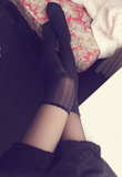 日本专柜薄款丝袜 春夏款唯美蕾丝假大腿网纹拼接连裤袜 梦幻显瘦
