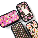 莱思阁*韩国进口正品JETOY可爱卡通猫咪图案女孩防水化妆包杂物包