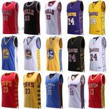 NBA纪念版篮球服上衣 库里詹姆斯骑士乔丹科比球衣球星篮球服上衣