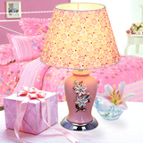 现代时尚简约陶瓷装饰台灯 卧室床头灯 个性创意可爱公主灯饰包邮