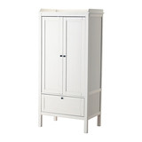 IKEA无锡家居专业宜家代购正品保证桑维衣柜, 白色儿童储物柜
