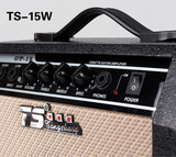 唐声牌15W带失真多功能音箱 适用电吉他 电箱琴 音响 正品GT-15