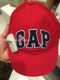 Gap徽标网格美式棒球帽儿童帽子 圆顶休闲鸭舌帽|408295