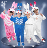 特价动物服粉红色小兔子 表演服幼儿园舞蹈服装 儿童跳舞演出衣服