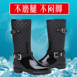 时尚韩国中筒女款雨鞋防滑长筒水鞋胶鞋靴子女士春夏高筒雨靴雨鞋
